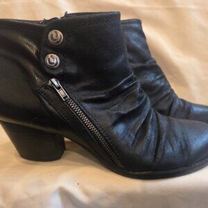 Black ankle boots